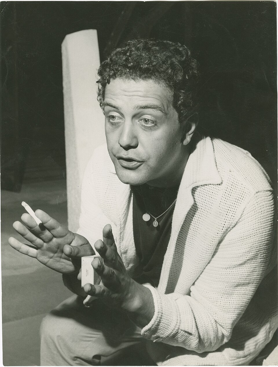 Franco Enriquez portrait, Venice, 1960