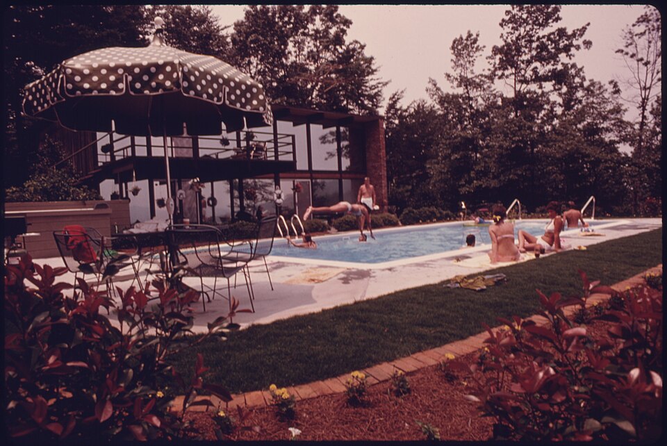Fourth of July at Mayor Fowler's, 1975