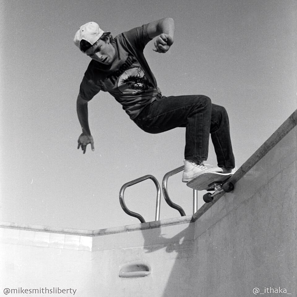 Skateboarder Mike Smith