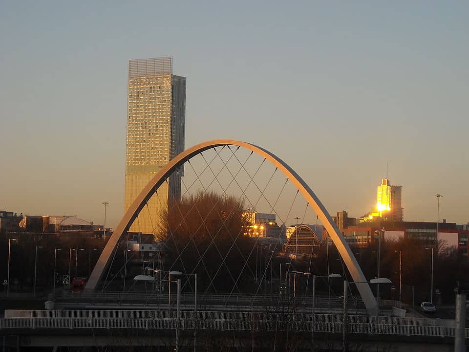 Hulme Arch with Beetham Tower