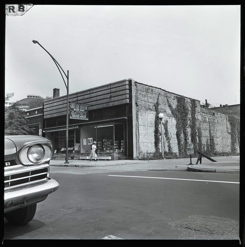 Green Door Book Shop Medici Coffee Shop Chicago
