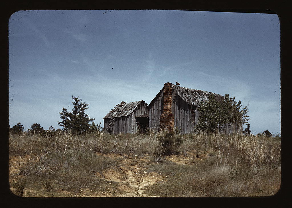 Cabin in the Southern U.S., circa 1940