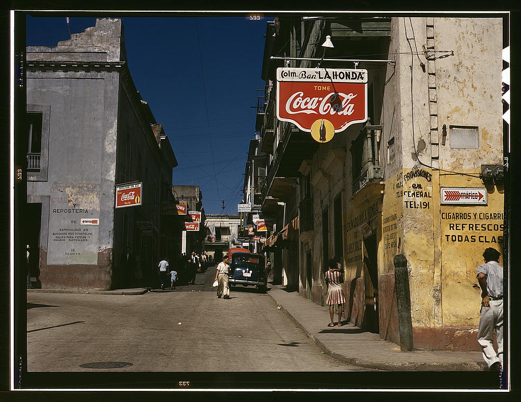 Street in San Juan, Puerto Rico (1941 Dec.)