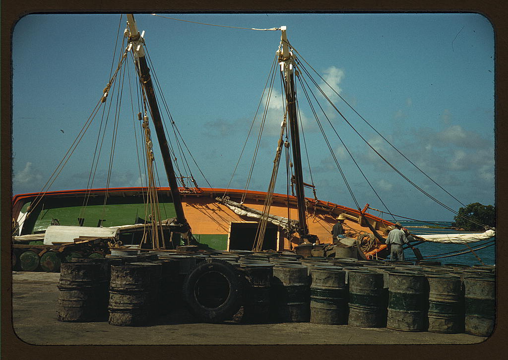 Along the waterfront, Christiansted, Saint Croix, Virgin Islands (1941 Dec.)
