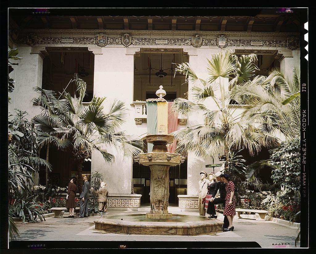 Courtyard of the Pan American Building, Washington, D.C. (1943 May)