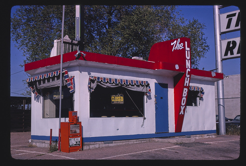 The Lunch Box, Cimarron Avenue, Colorado Springs, Colorado (1980)