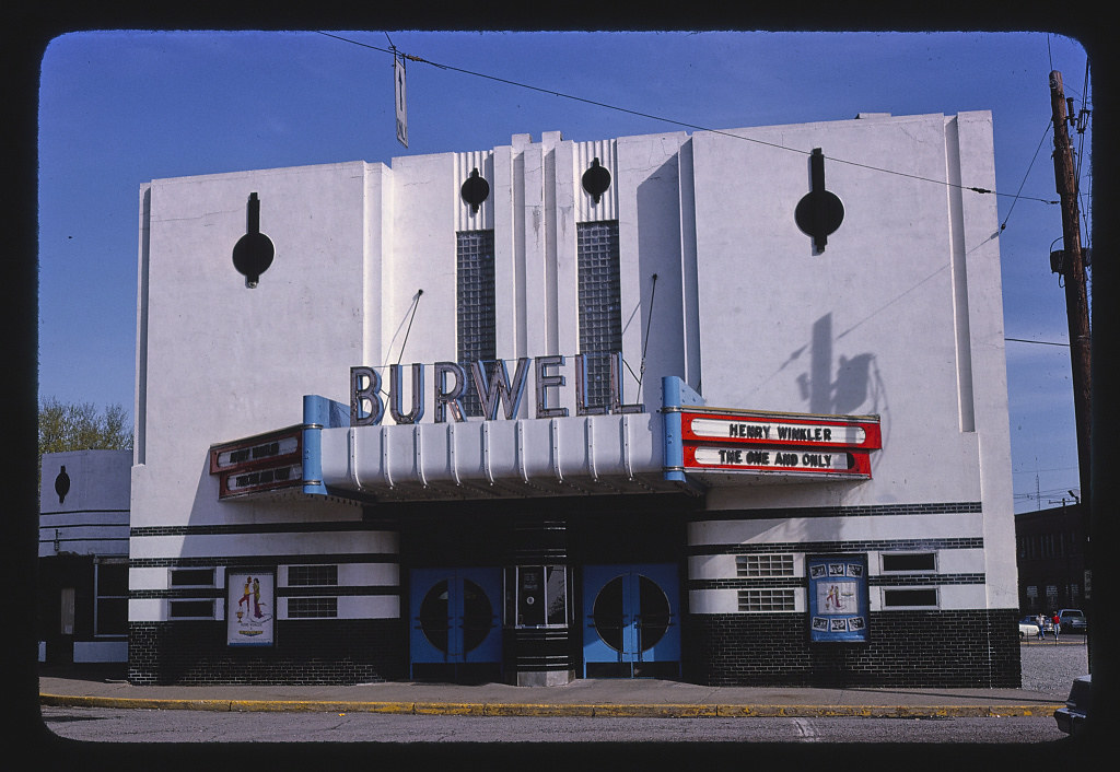 Burwell Theater, Dudley Avenue, Parkersburg, West Virginia (1978)