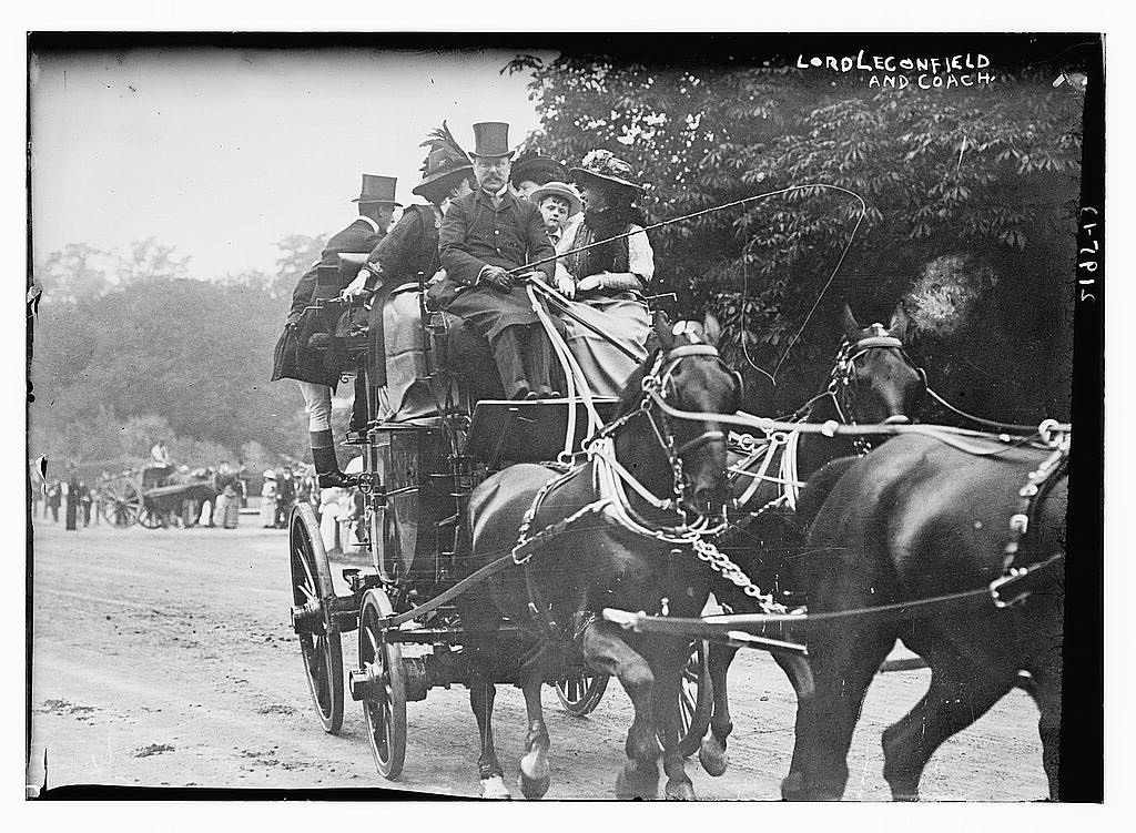 Lord Leconfield and coach