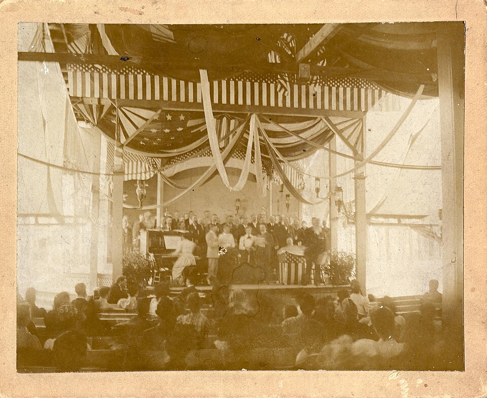 Fourth of July, 1890 Celebration Scene