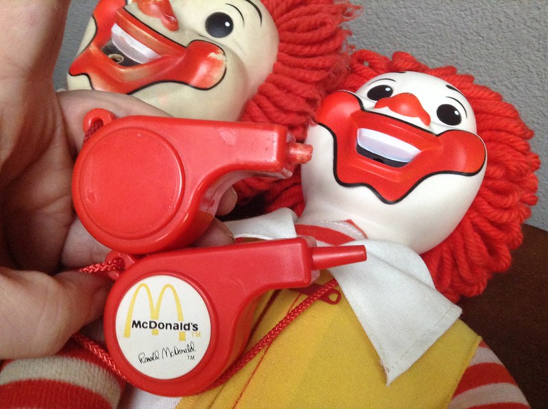 Creepy Ronald McDonald toy