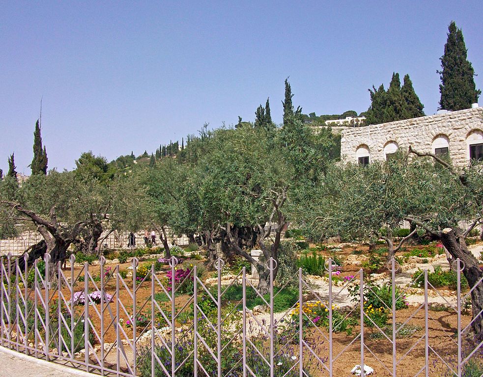 Southwest of Gethsemane Garden