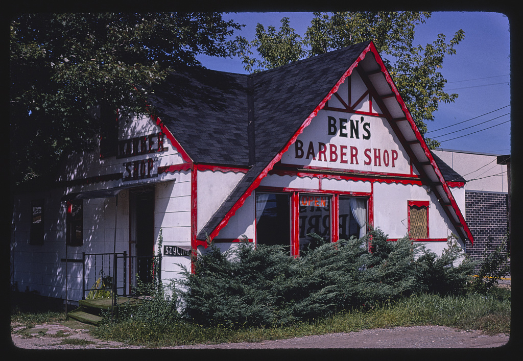 Ben's Barber Shop, Pierson Road, Flint, Michigan (1980)