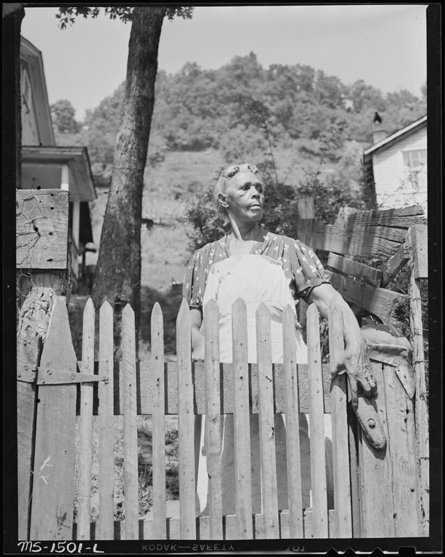 Widow of a miner on state pension, West Virginia.