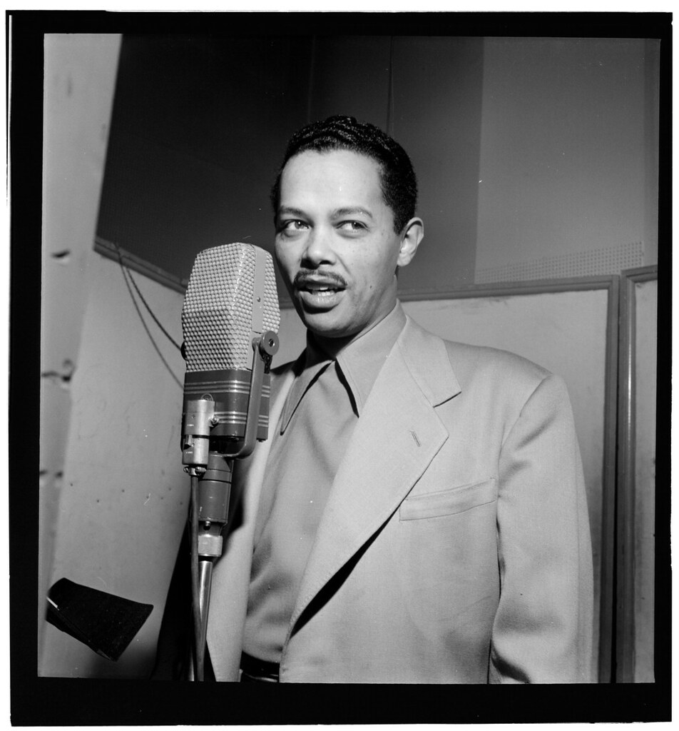 Billy Eckstine captured in studio, New York, ca. 1946-1948