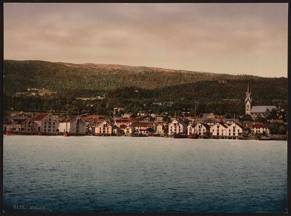 General view, Molde, Norway (between ca. 1890 and ca. 1900)