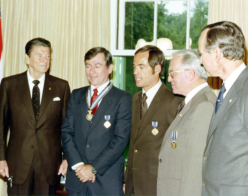 President Reagan Presents Medals