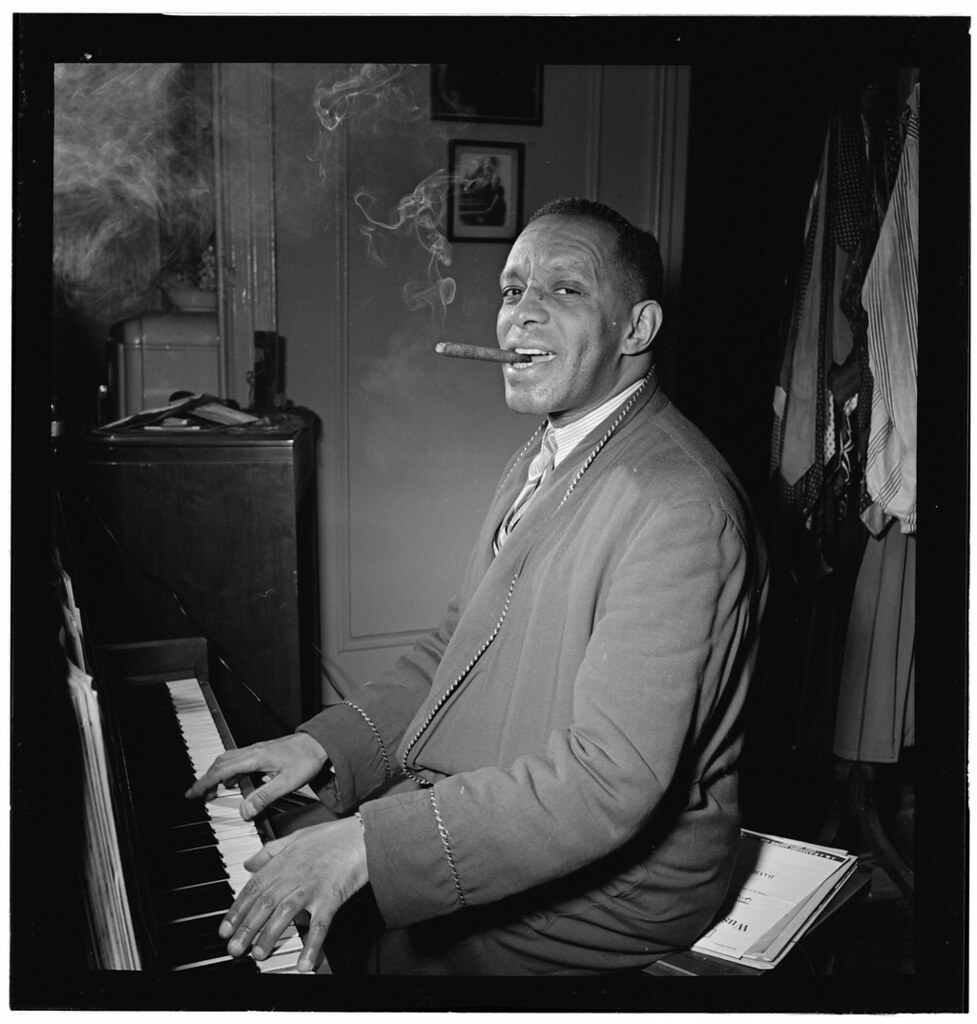 Willie Smith in Manhattan apartment, 1947