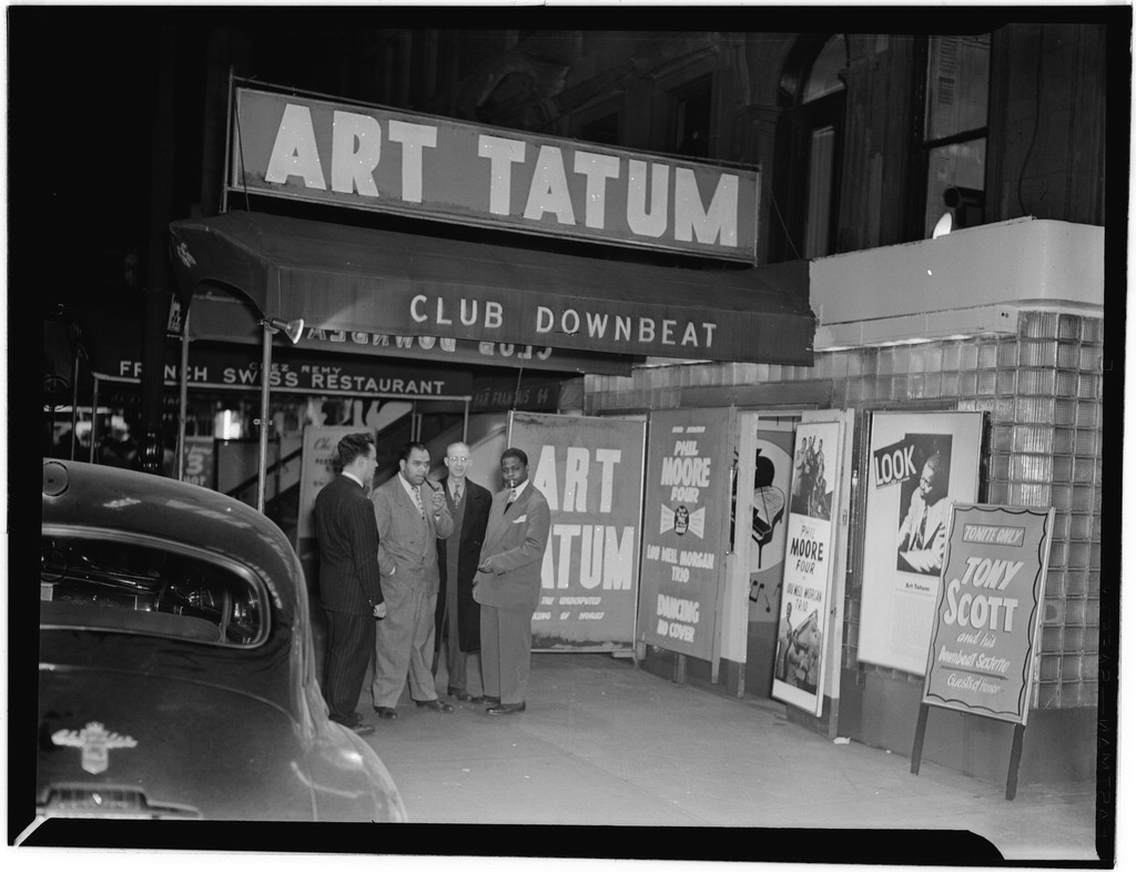 Art Tatum and Phil Moore, Downbeat, c. 1946-1948