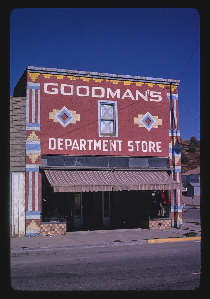 Goodman's Department Store, Route 160, Pagosa Springs, Colorado (1980)