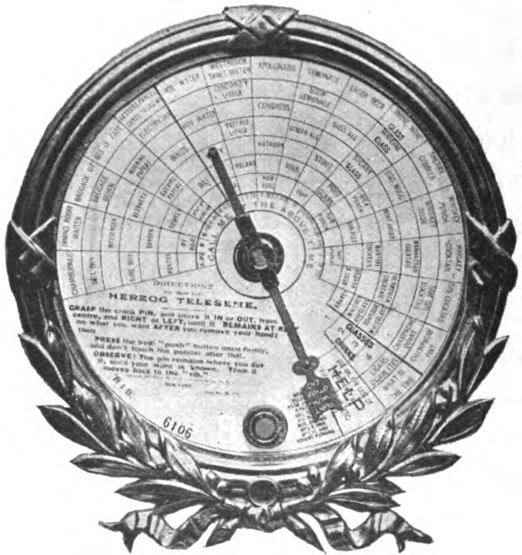 1896 photograph of a teleseme for electric telegraphy
