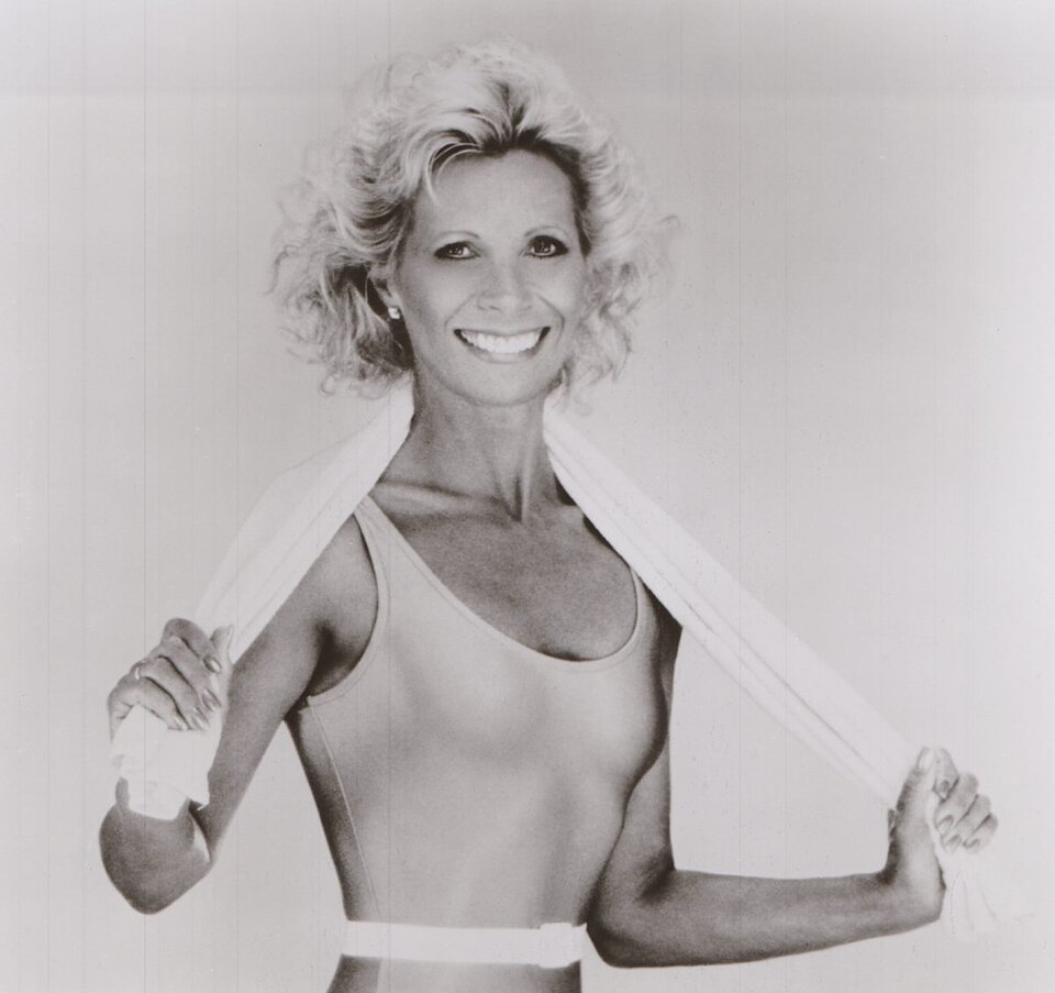 Jacki Sorensen aerobic dancing pioneer, 1982