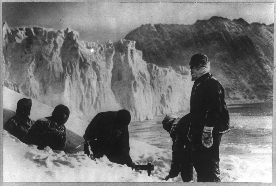 Ice hole on Elephant Island