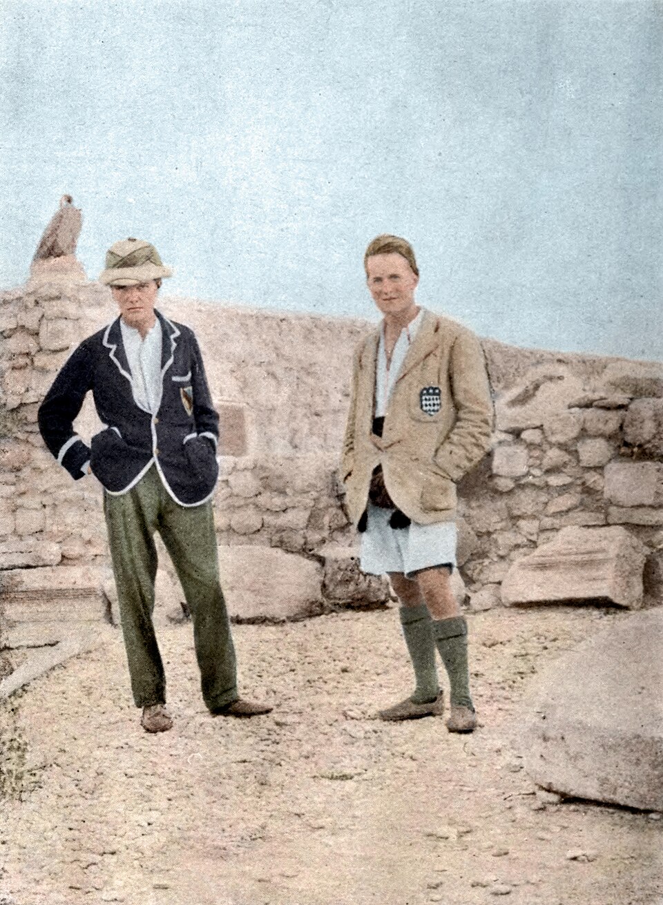 Lawrence of Arabia and Leonard Woollley at Carchemish, c. 1913